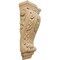 Ekena Millwork 6 1/4"W x 3 1/8"D x 13 1/2"H Medium Farmingdale Acanthus Pilaster Corbel, Cherry COR06X03X13FRCH - alternate 1
